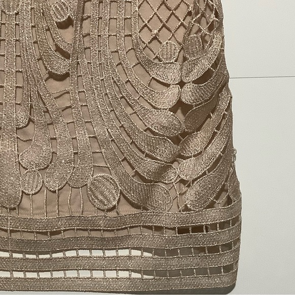 EXPRESS Lace Tank Top/Beige, Size Small - Picture 5 of 7